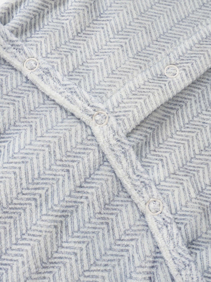Heritage Herringbone Stretchy for boys in blue by Adee