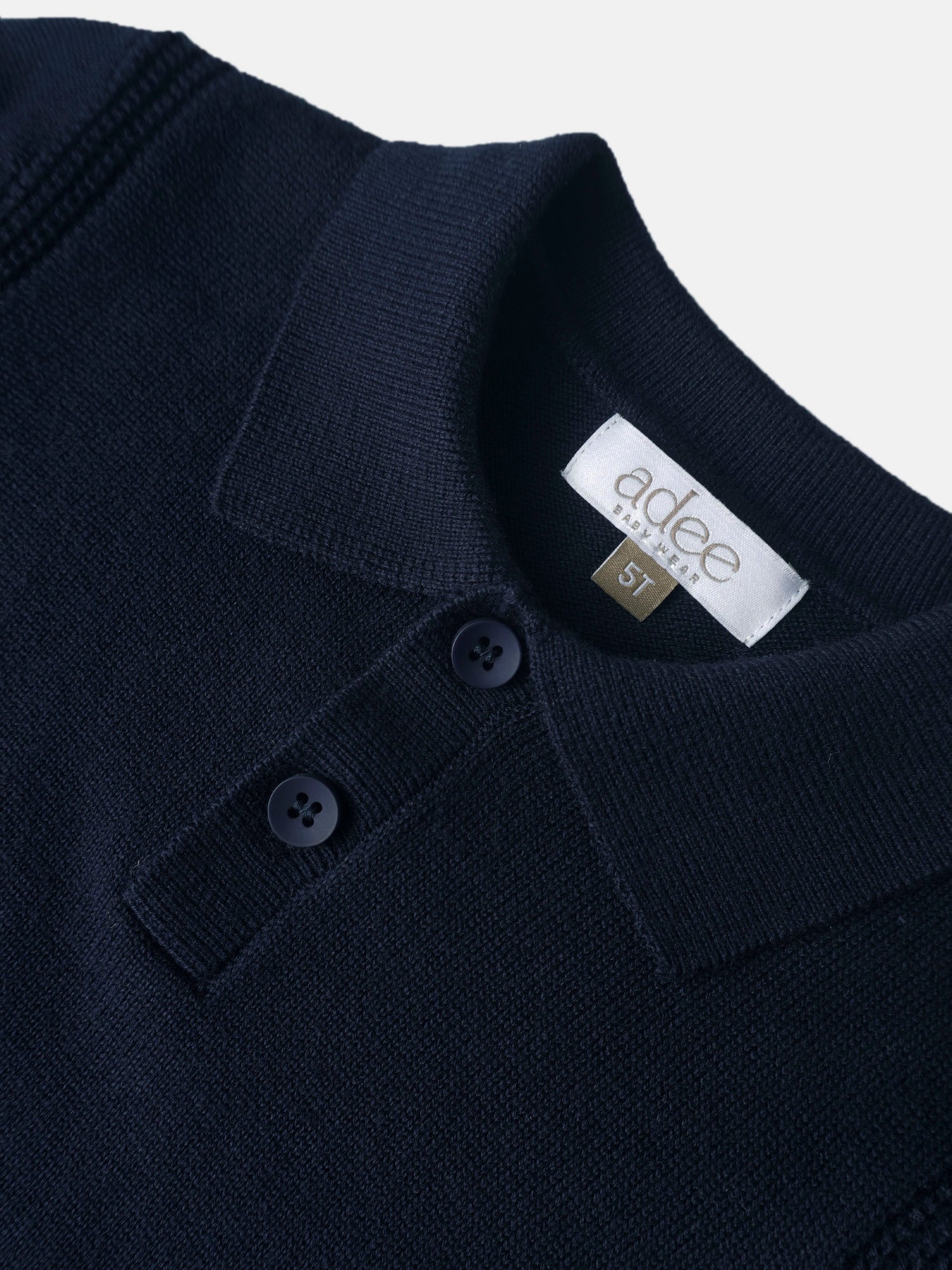 Knit sweater navy for boys by Adee, dressy top, size 5T