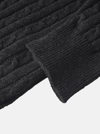 Knit sweater in grey, close-up ribbed knit fabric texture
