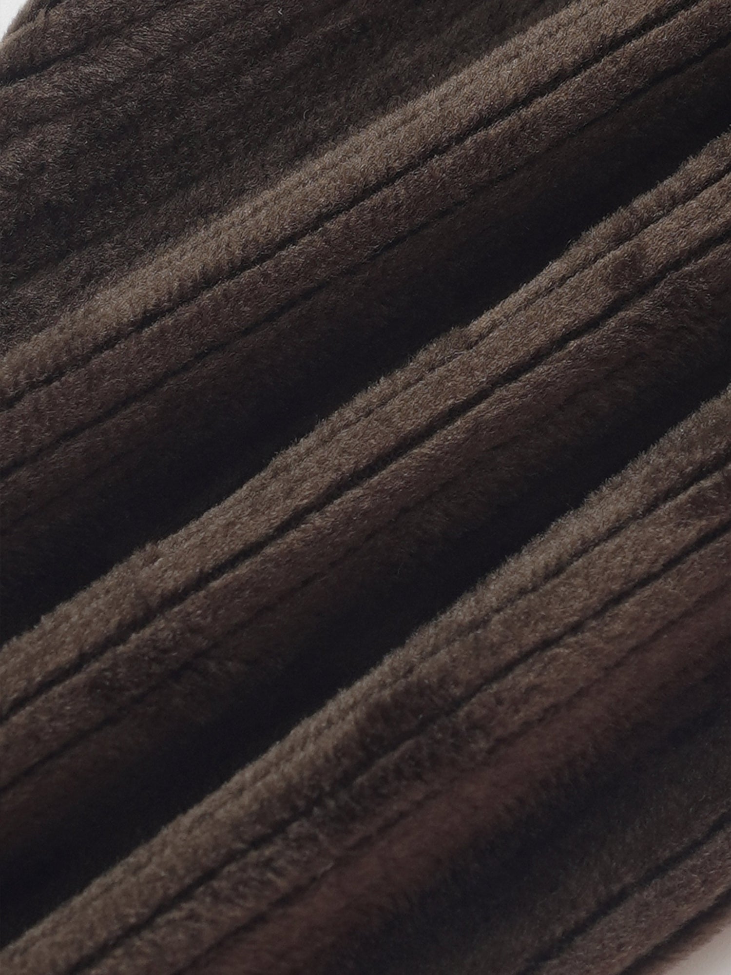 Ribbed Velour Pajamas for boys, brown fabric texture, soft and cozy