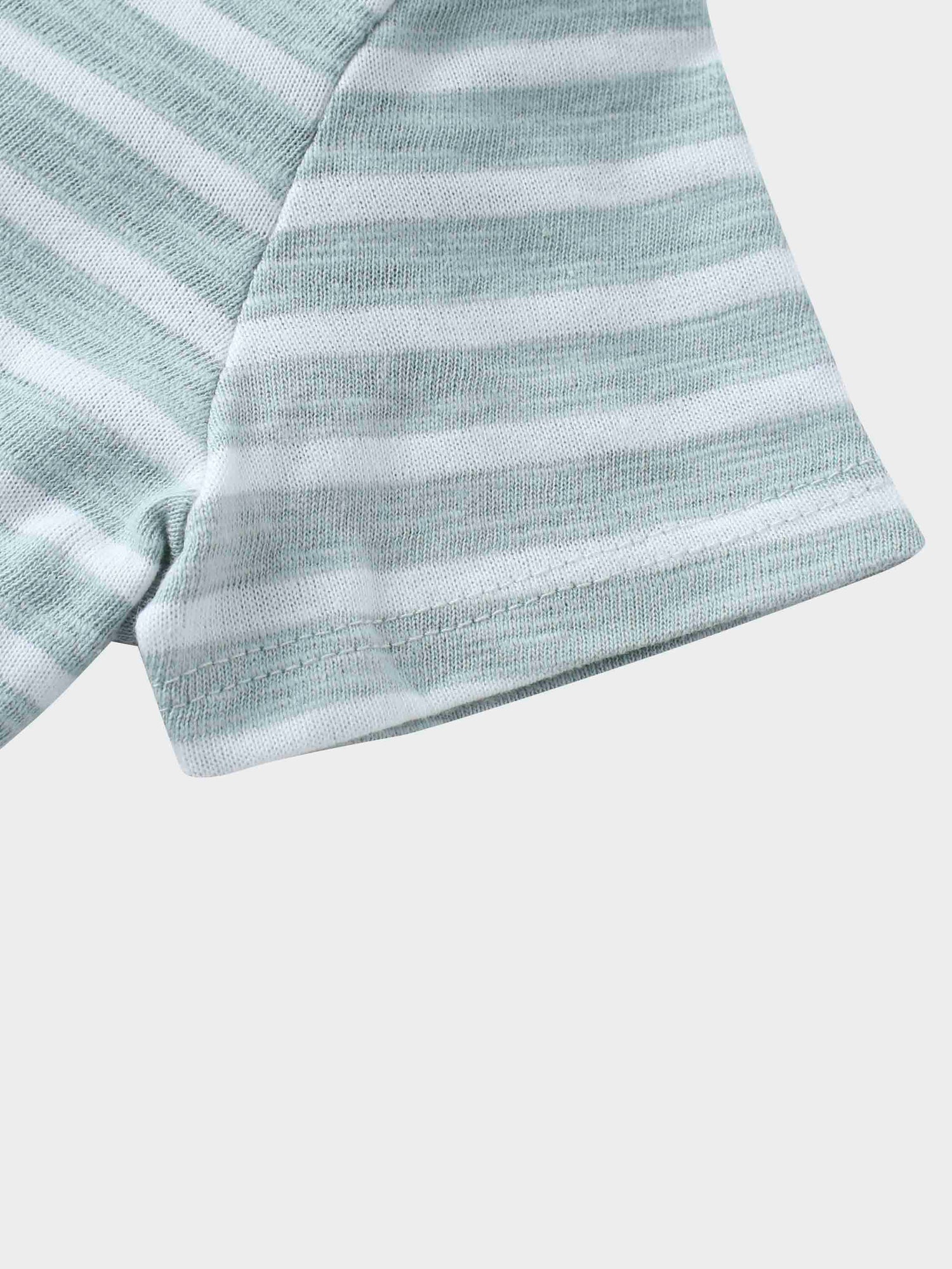 Pastel green hoodie shirt sleeve
