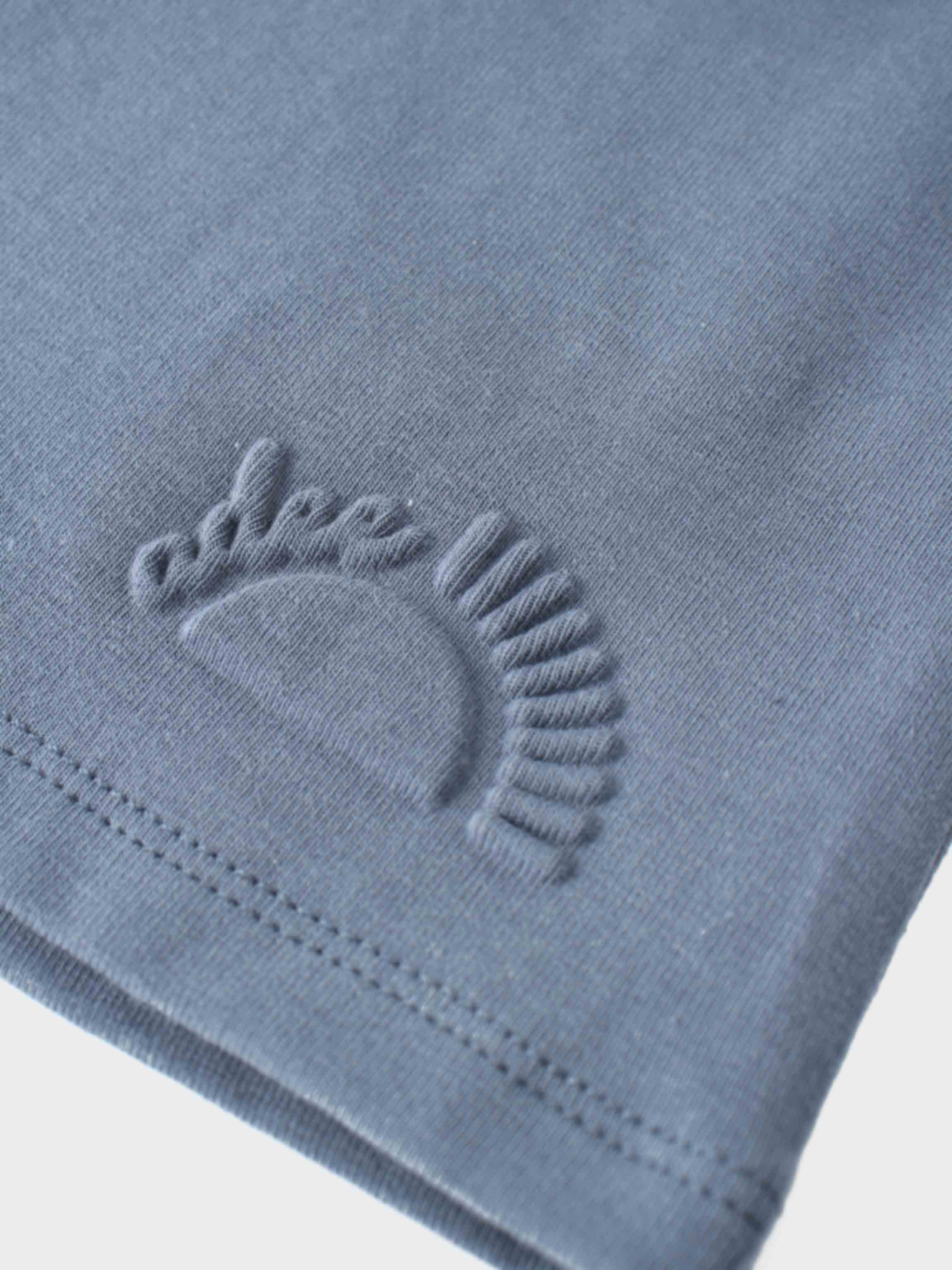 Cotton Hoodie Set - Blue