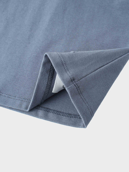 Cotton Hoodie Set - Blue