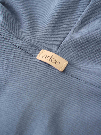 Cotton Hoodie Set - Blue