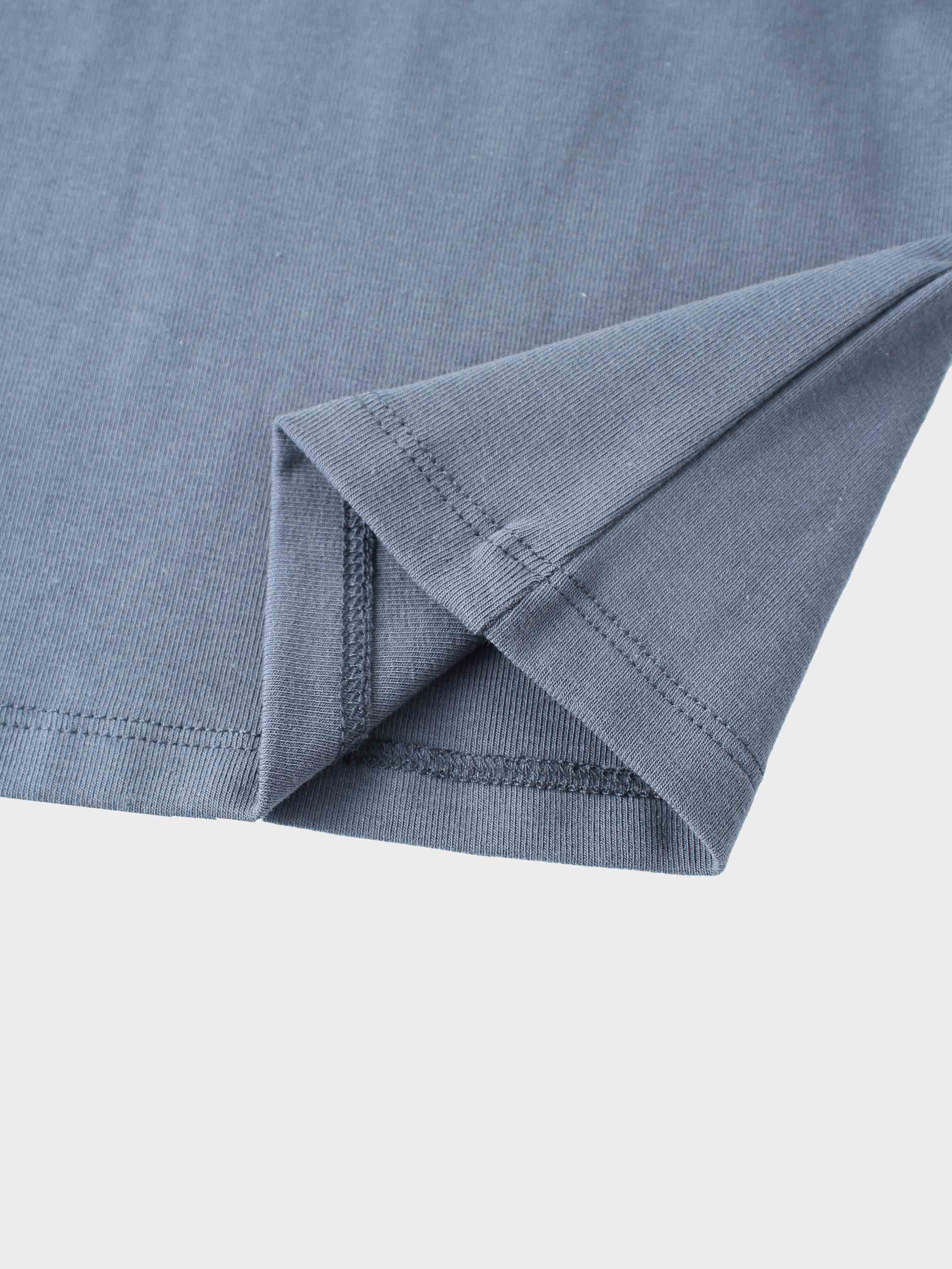 Cotton Hoodie Set - Blue