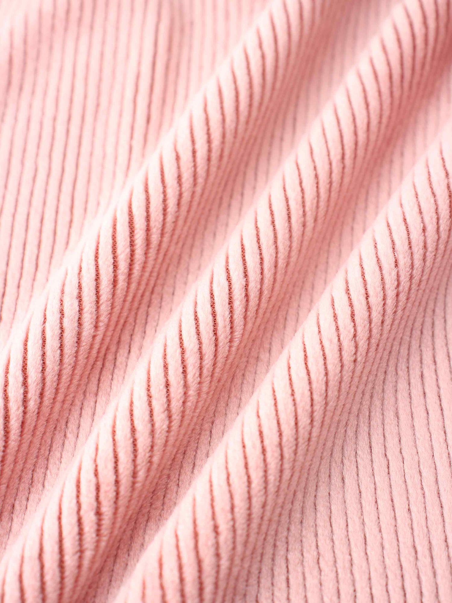 Ribbed Velour Pajama - Pink