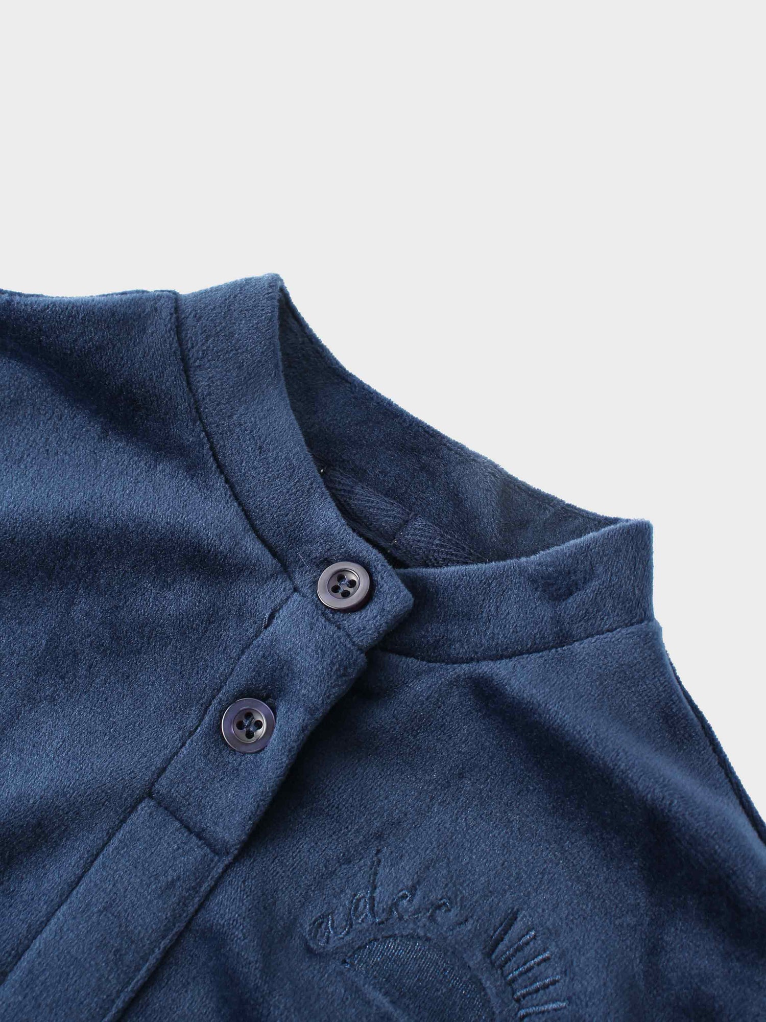 Velour Bomber Set -  Navy