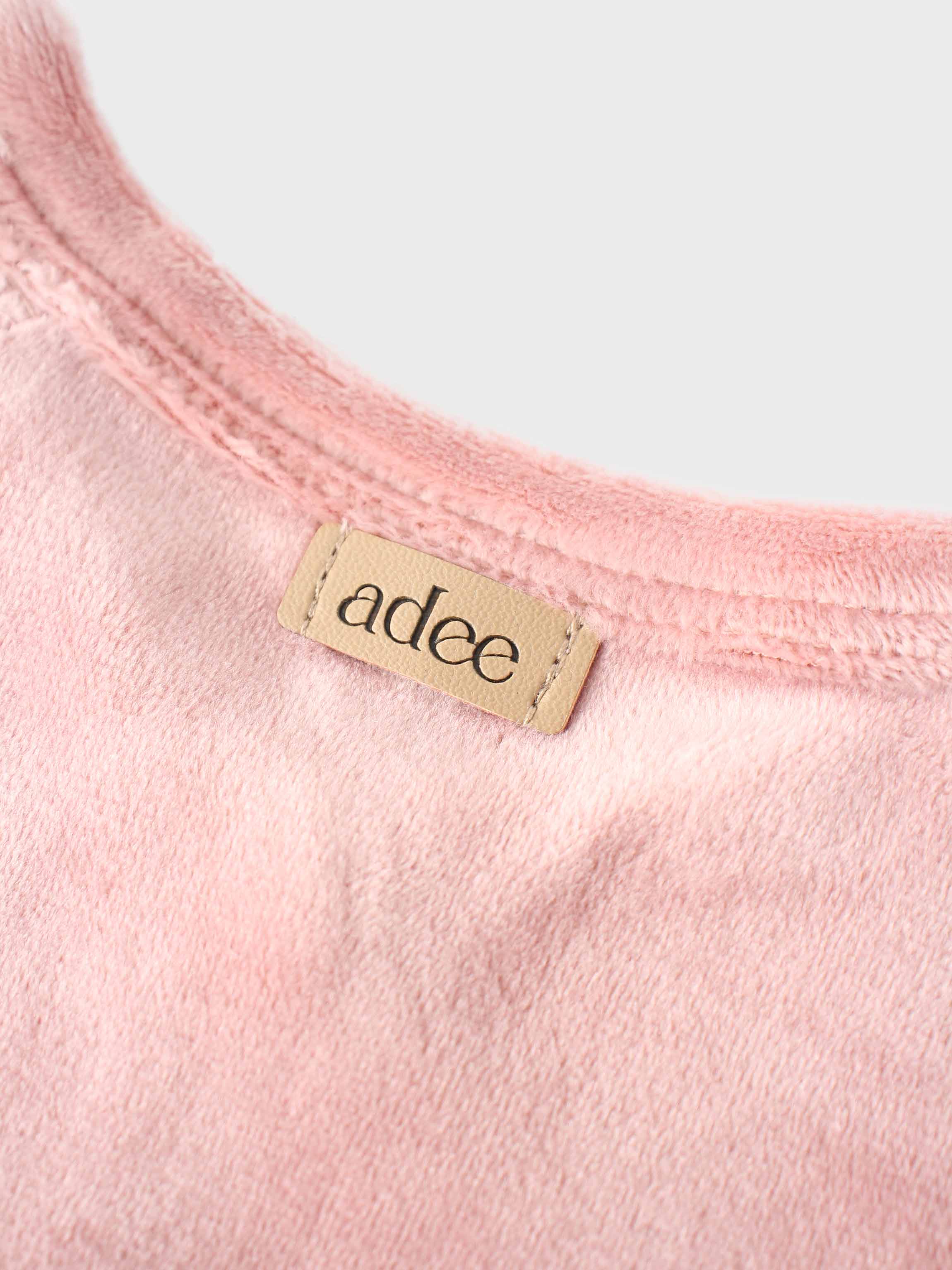 Velour Pajama - Pink