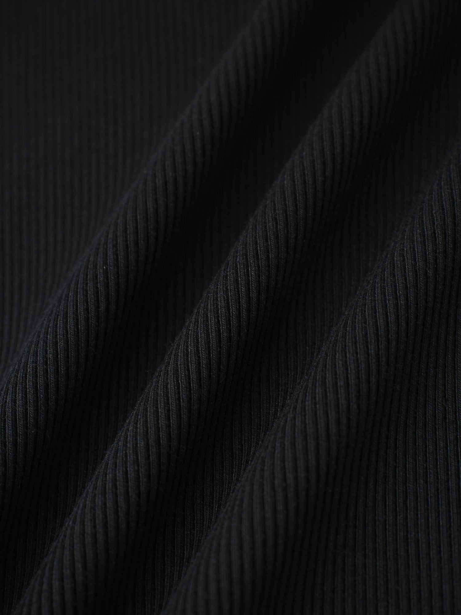 Ruffle Puff Sleeve Mock Neck Shirt - Black