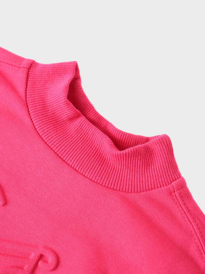 Bike Sweatshirt - Neon Pink