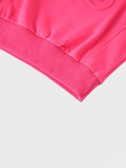 Bike Sweatshirt - Neon Pink