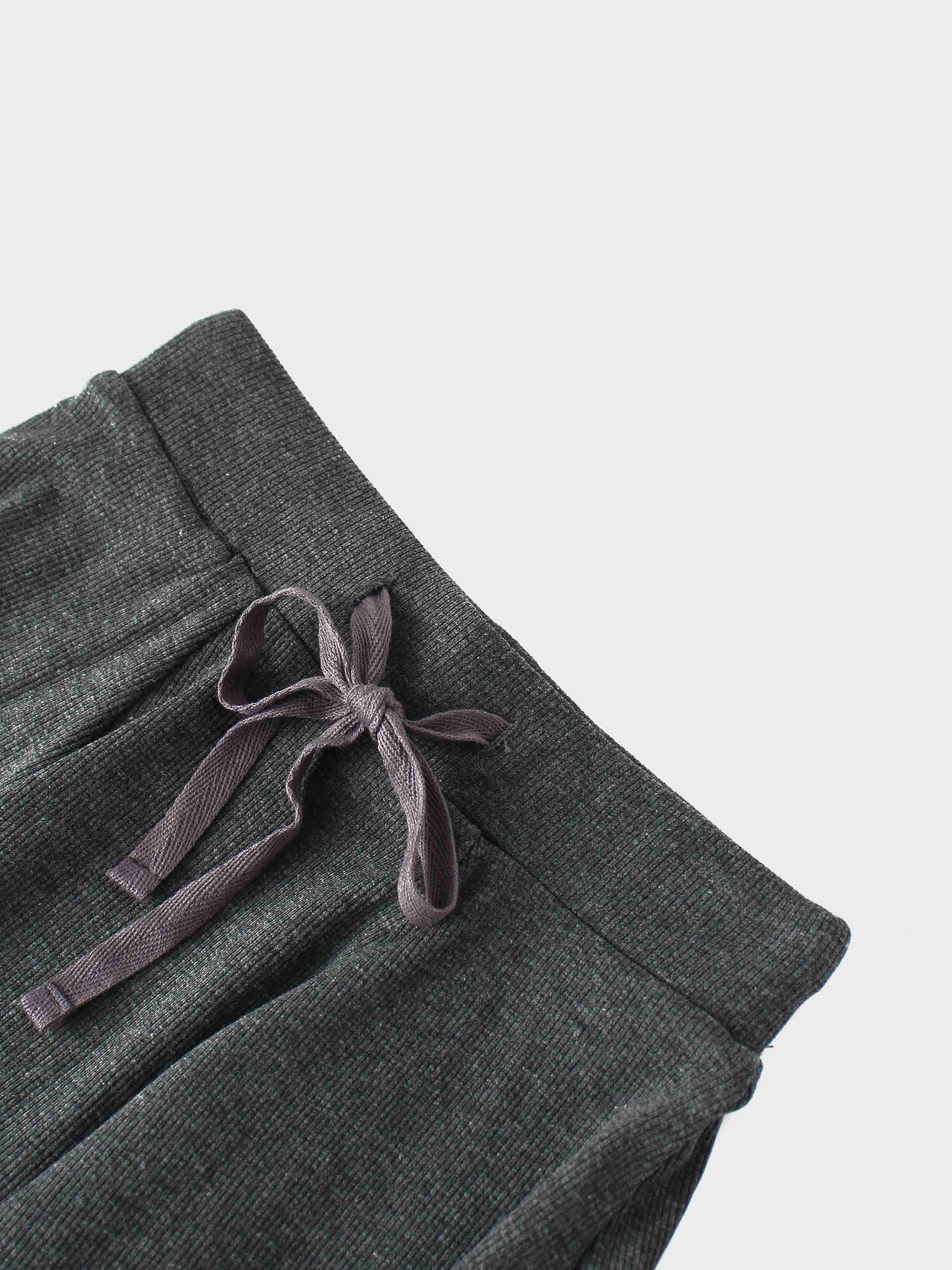 Ribbed Circle Skirt - Grey