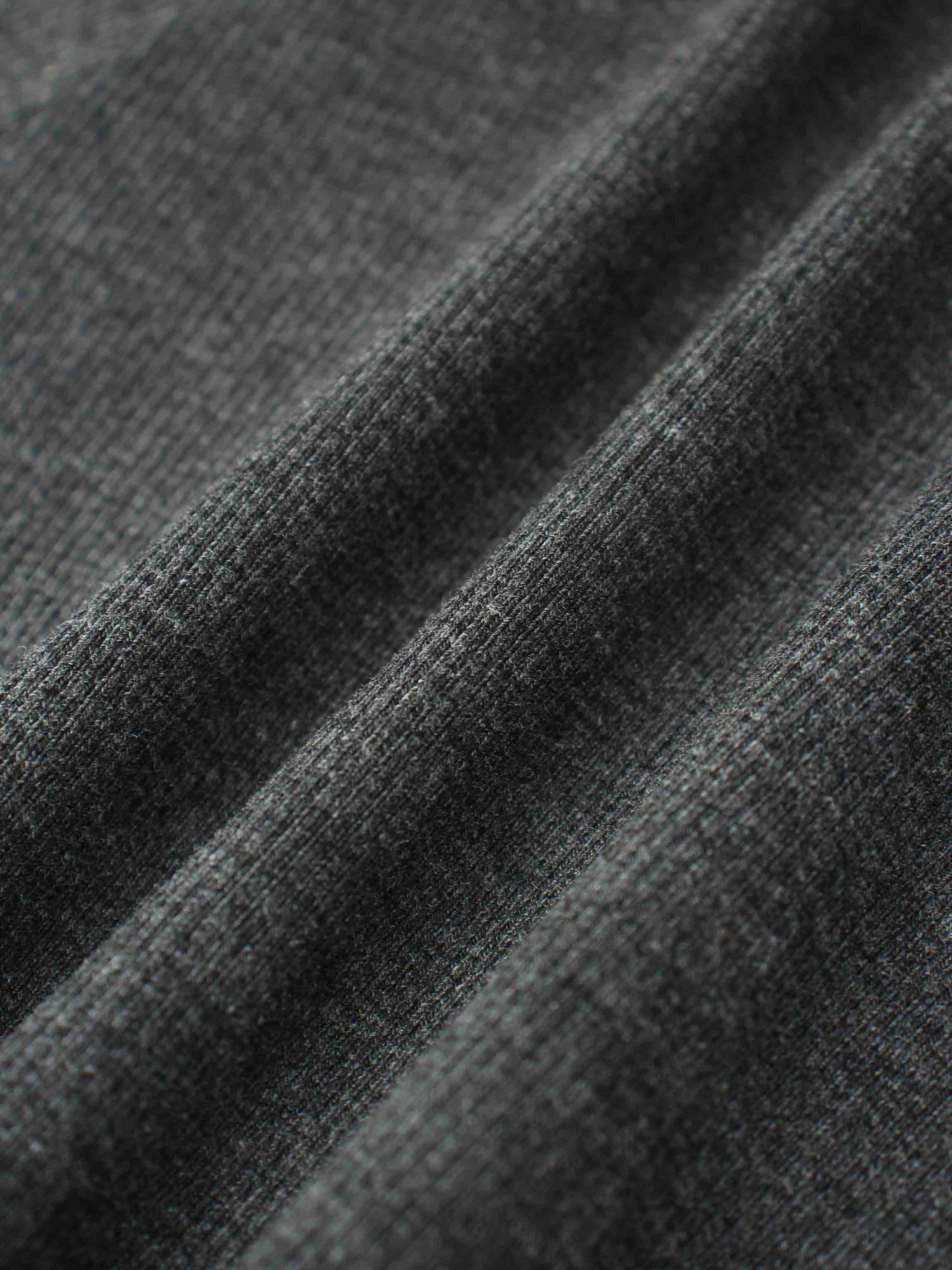 Ribbed Circle Skirt - Grey