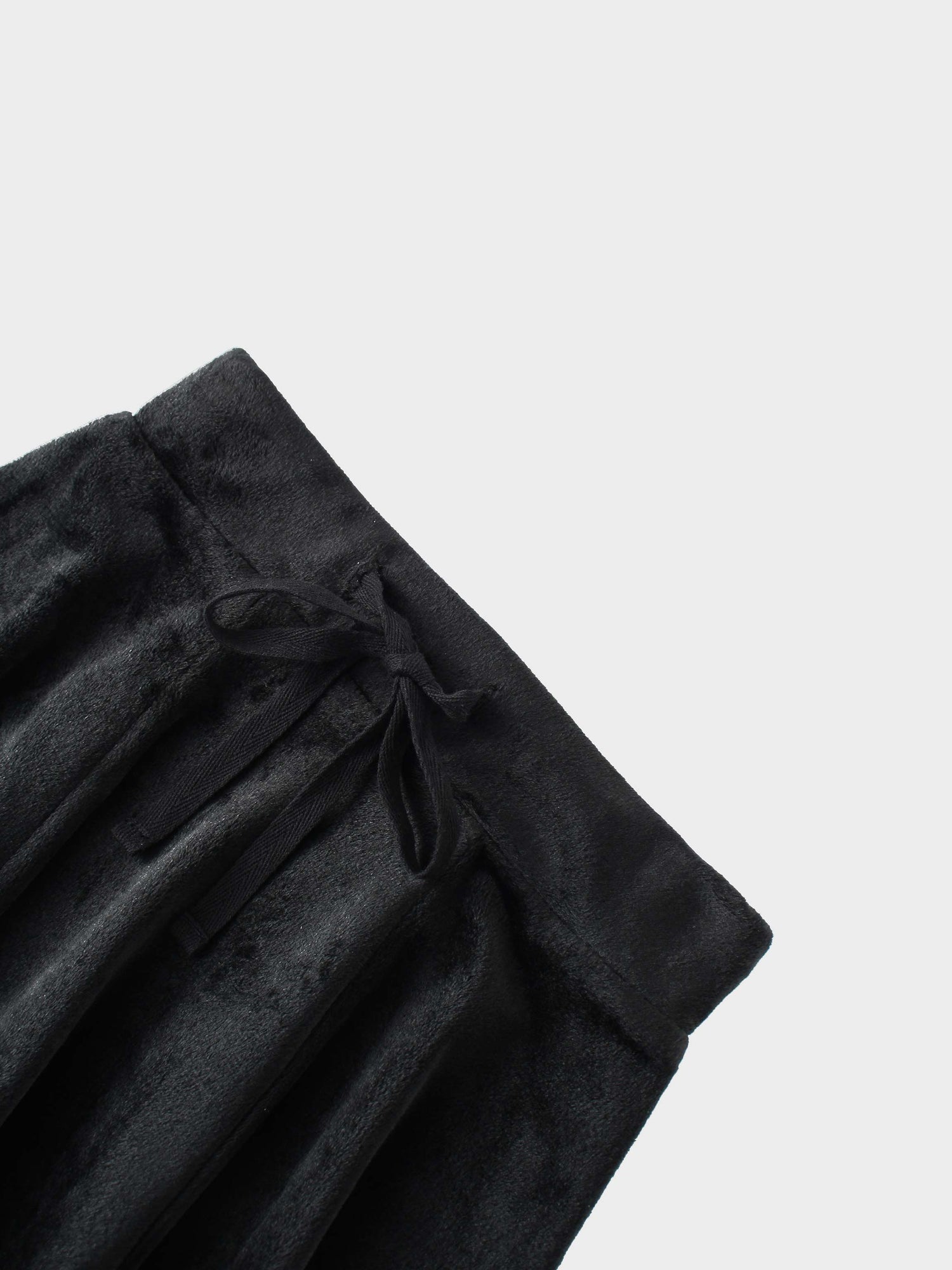 6 Panel Skirt- Black Velour