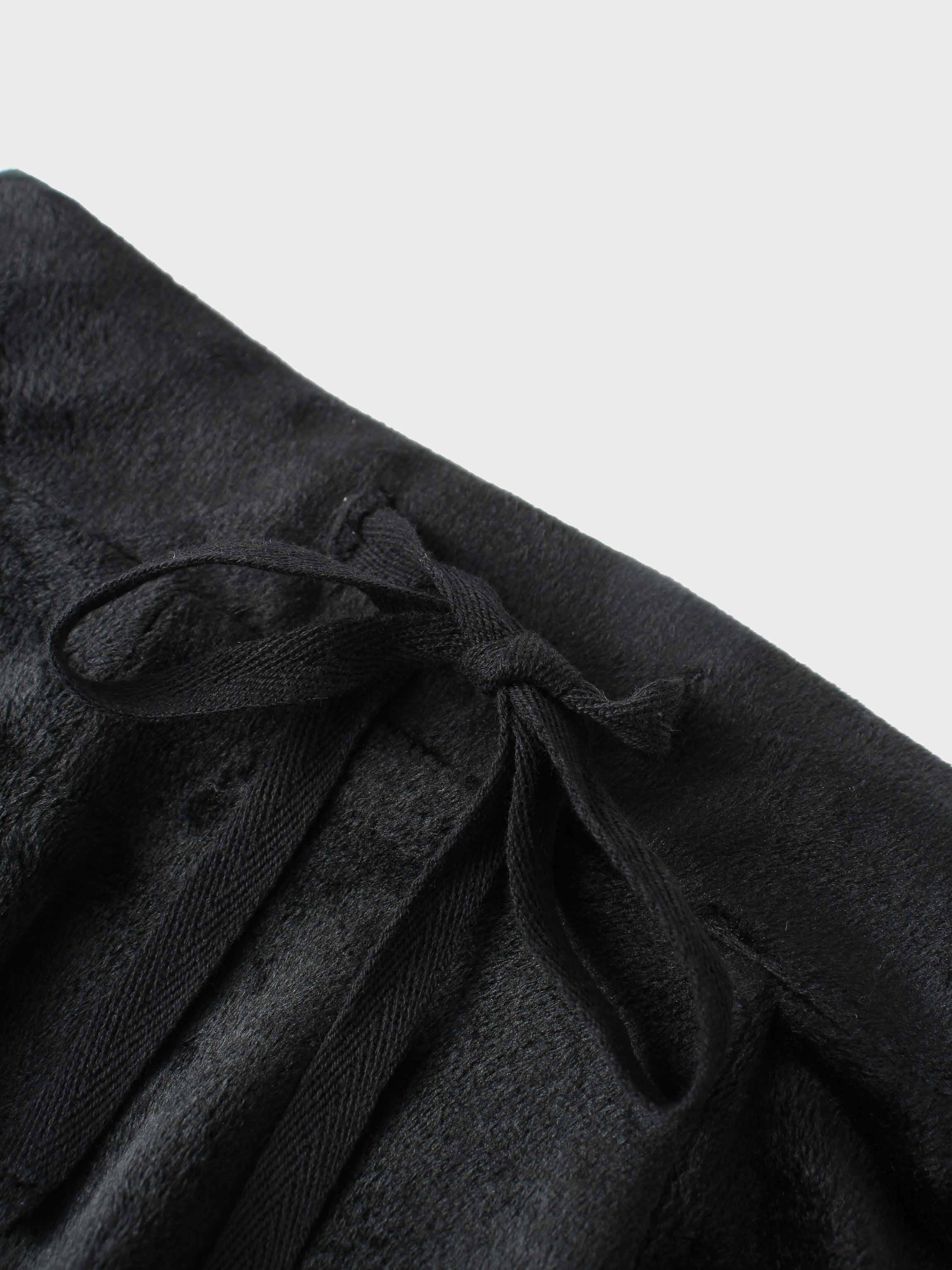 6 Panel Skirt- Black Velour