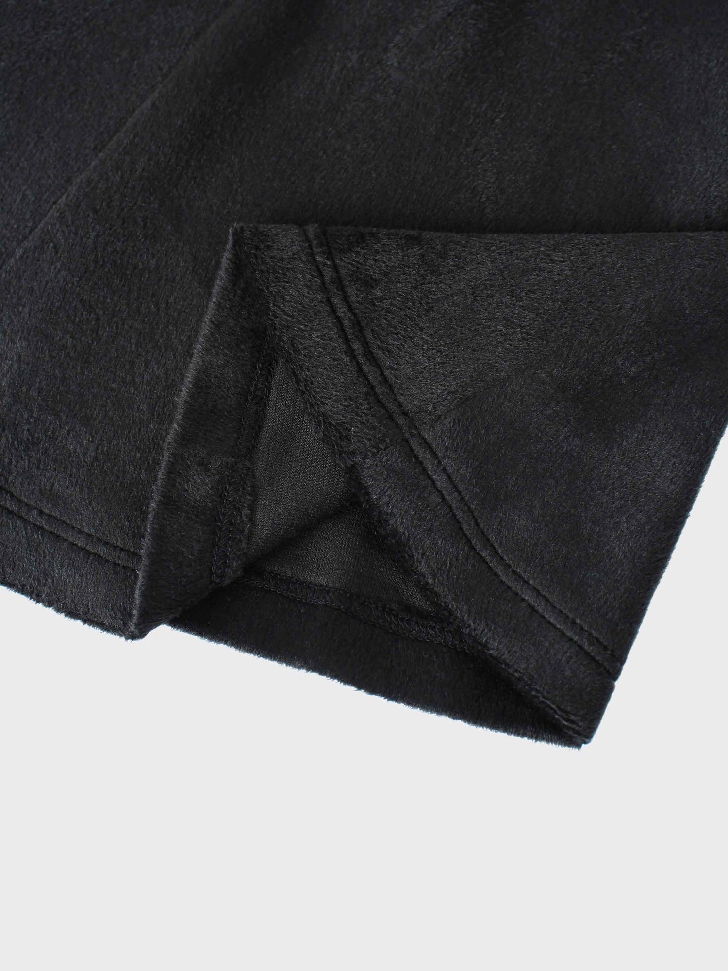 6 Panel Skirt- Black Velour