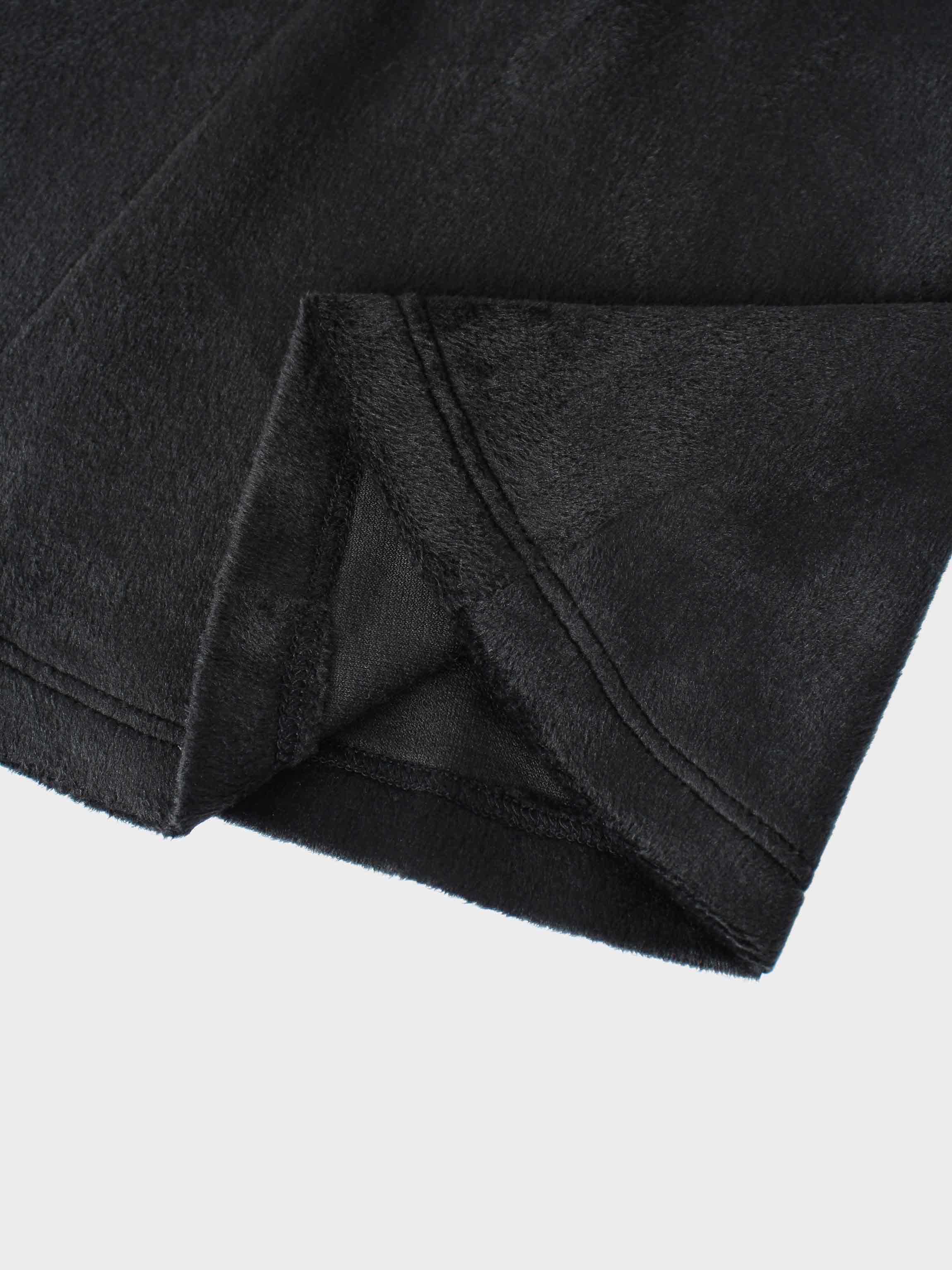6 Panel Skirt- Black Velour