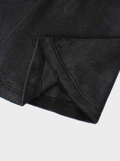 6 Panel Skirt- Black Velour