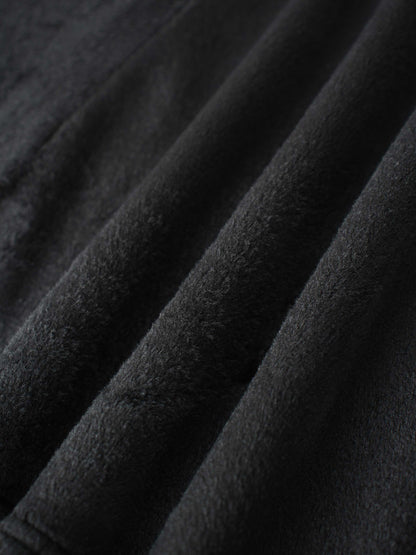 6 Panel Skirt- Black Velour