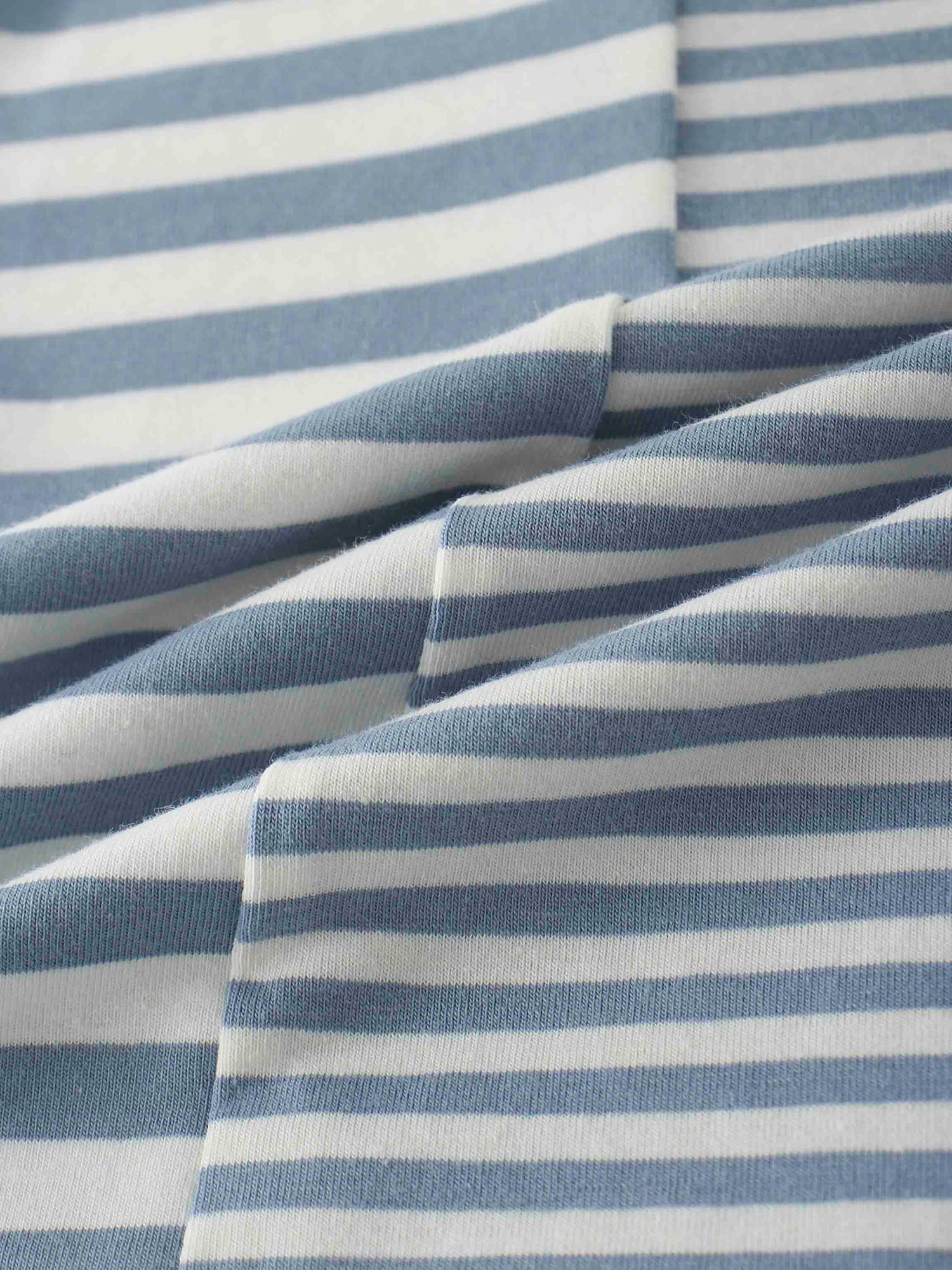 Striped Boxy T-shirt Short Sleeves