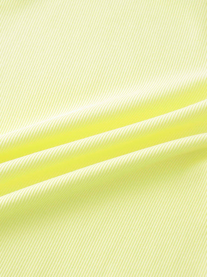 Yellow Ribbed T-Shirt