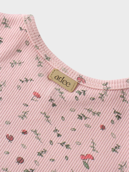 Mini Berry Pajamas - Pink