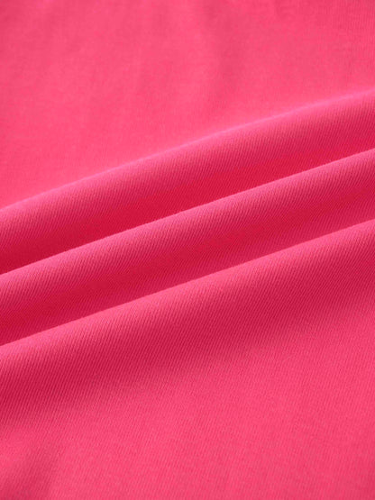 Pink Skirt with 3/4 Sleeve Bubble Shirt
