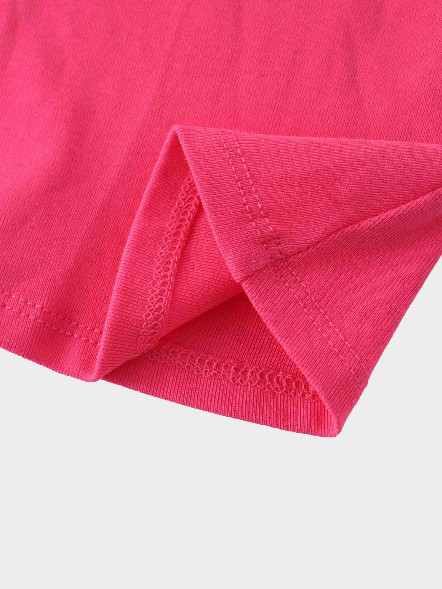 Pink Skirt with 3/4 Sleeve Bubble Shirt