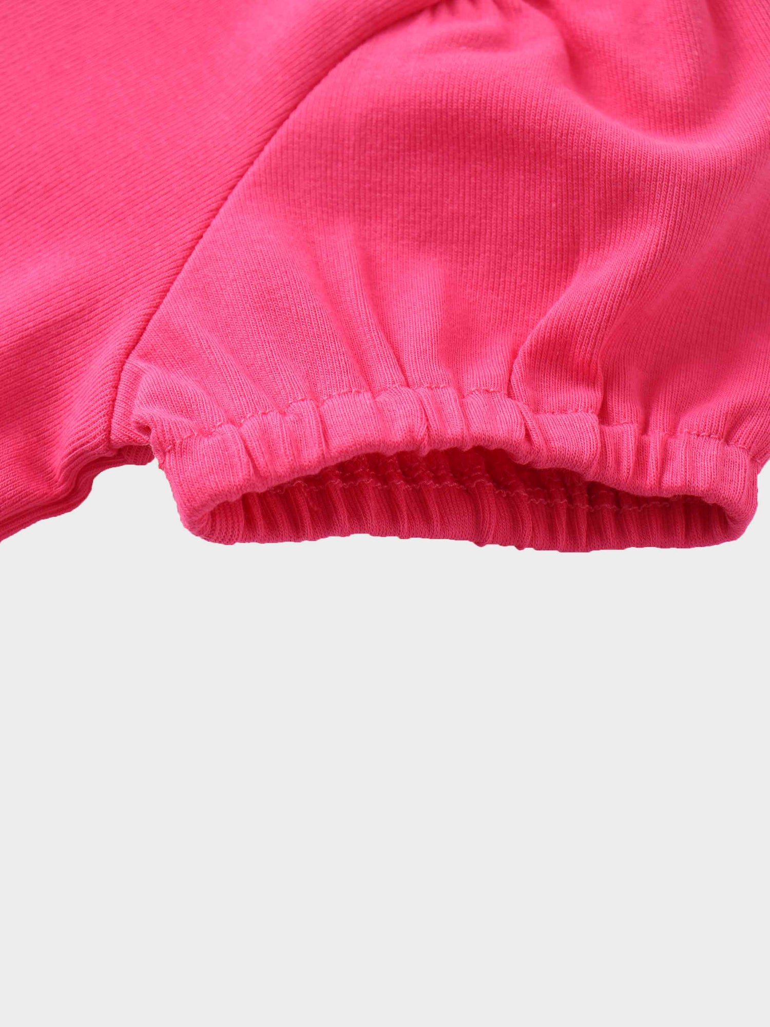 Pink Skirt with Short Sleeve Bubble Shirt