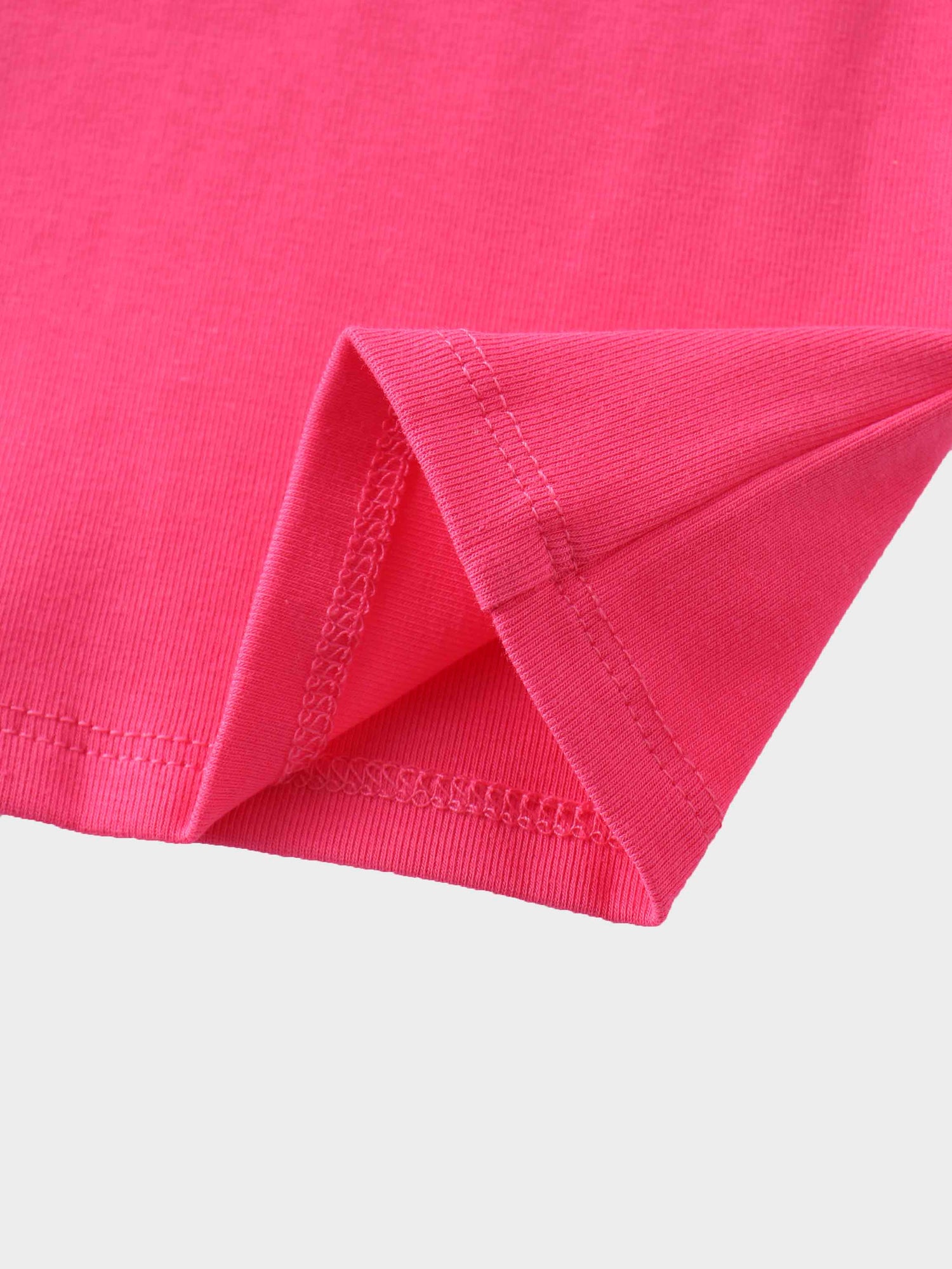 Pink Skirt with Short Sleeve Bubble Shirt