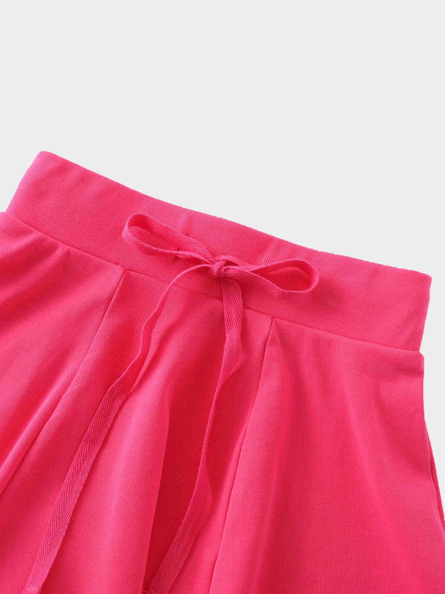 Pink Skirt with Short Sleeve Bubble Shirt