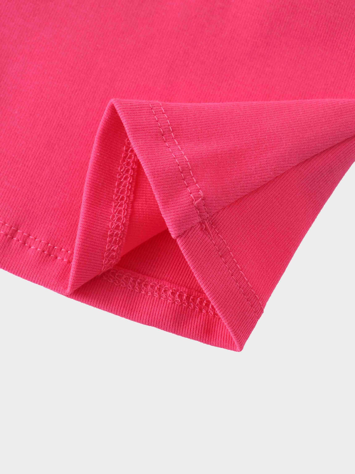 Pink Skirt with Short Sleeve Bubble Shirt