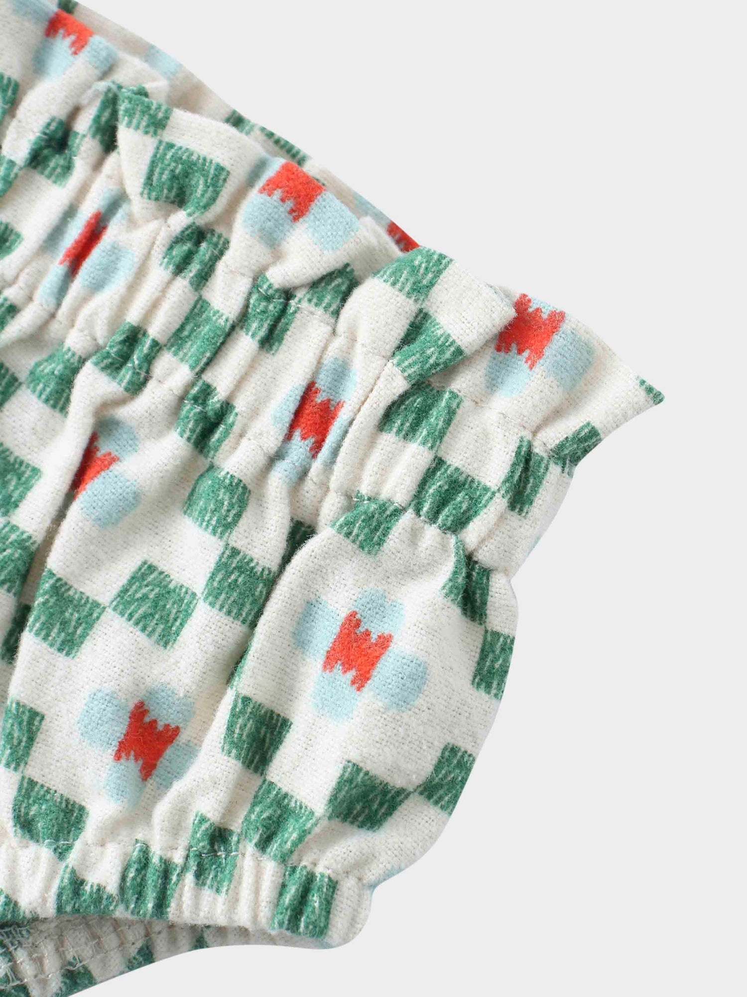 Green Diamond Tank Set- Ruffles