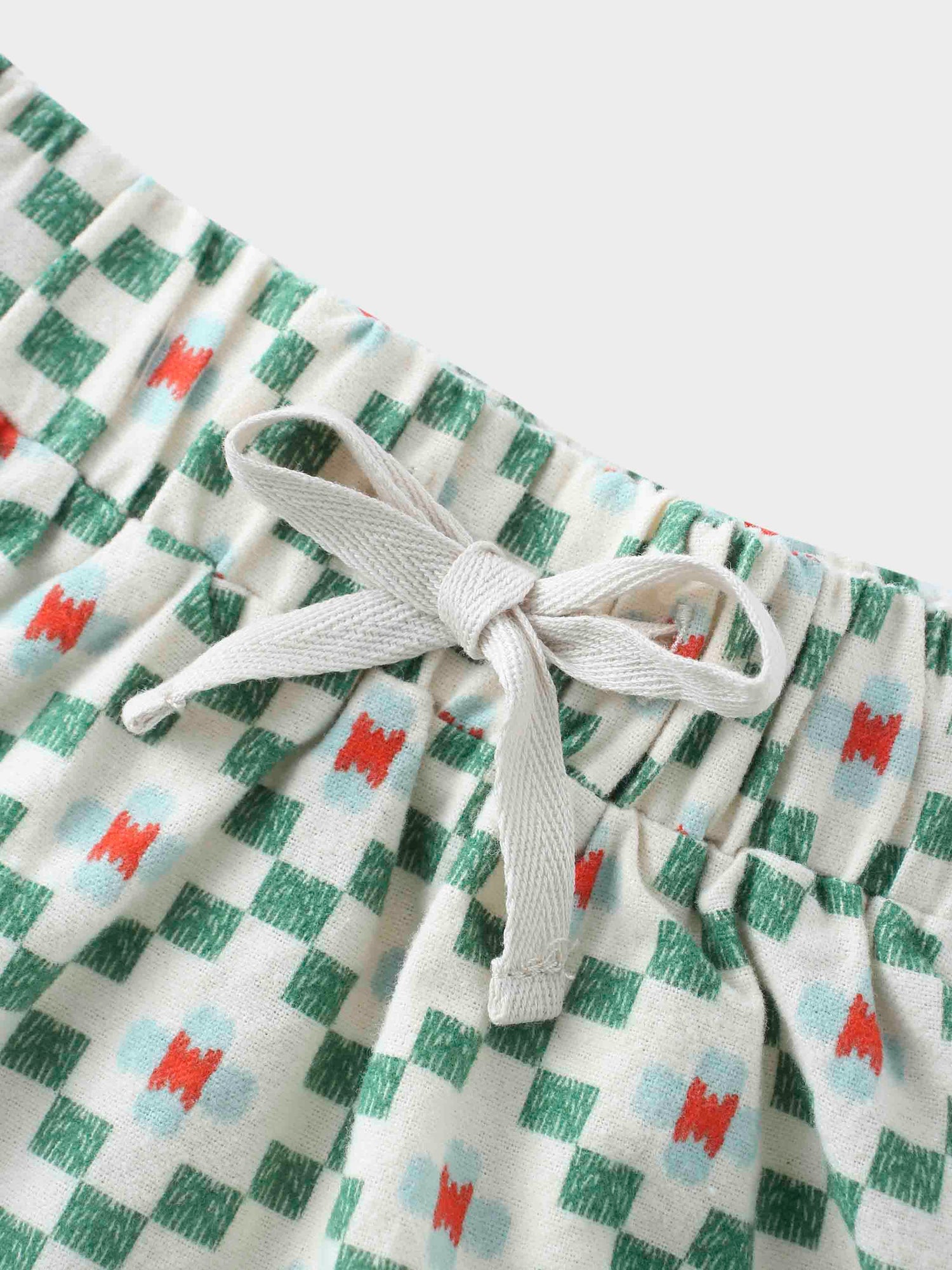 Green Diamond Skirt with 3/4 Sleeve Shirt