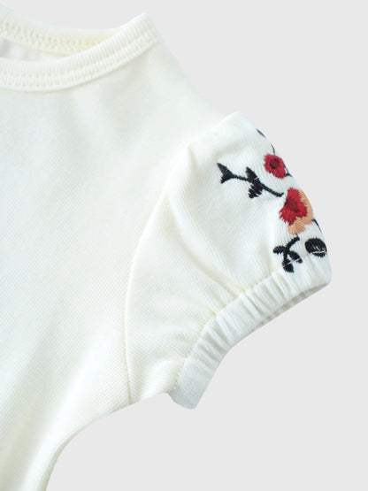 Floral Bubble Bloomers with Shirt