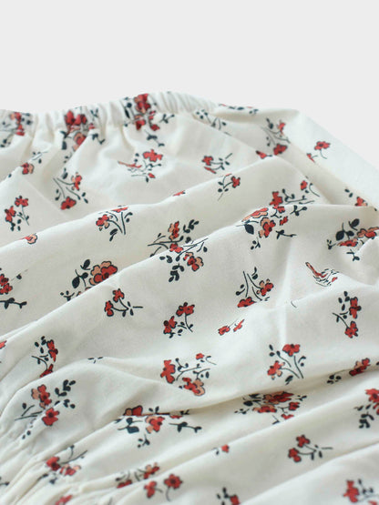 Floral Bubble Bloomers with Shirt
