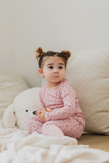 Mini Berry Pajamas - Pink