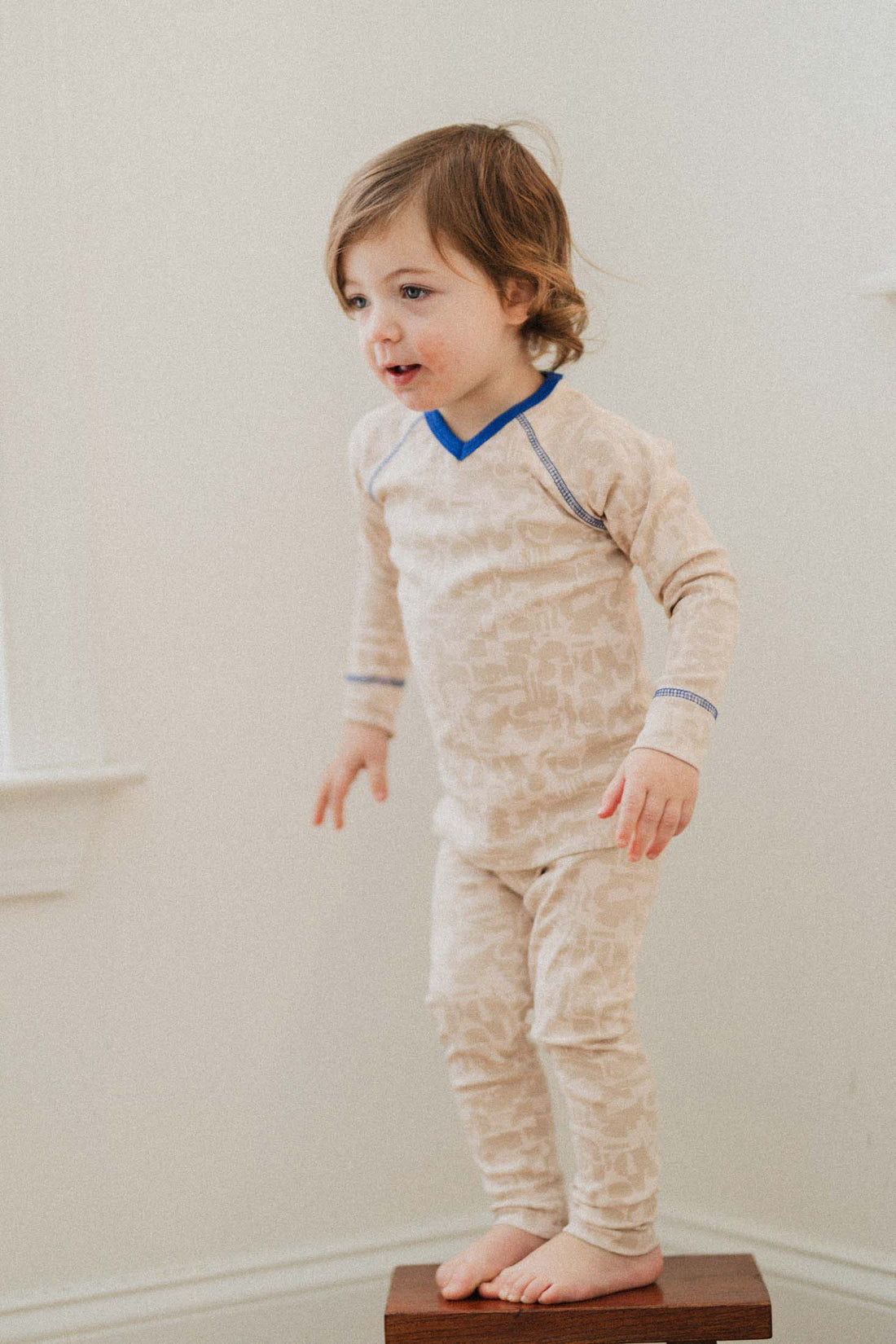 Abstract Pajamas-Blue
