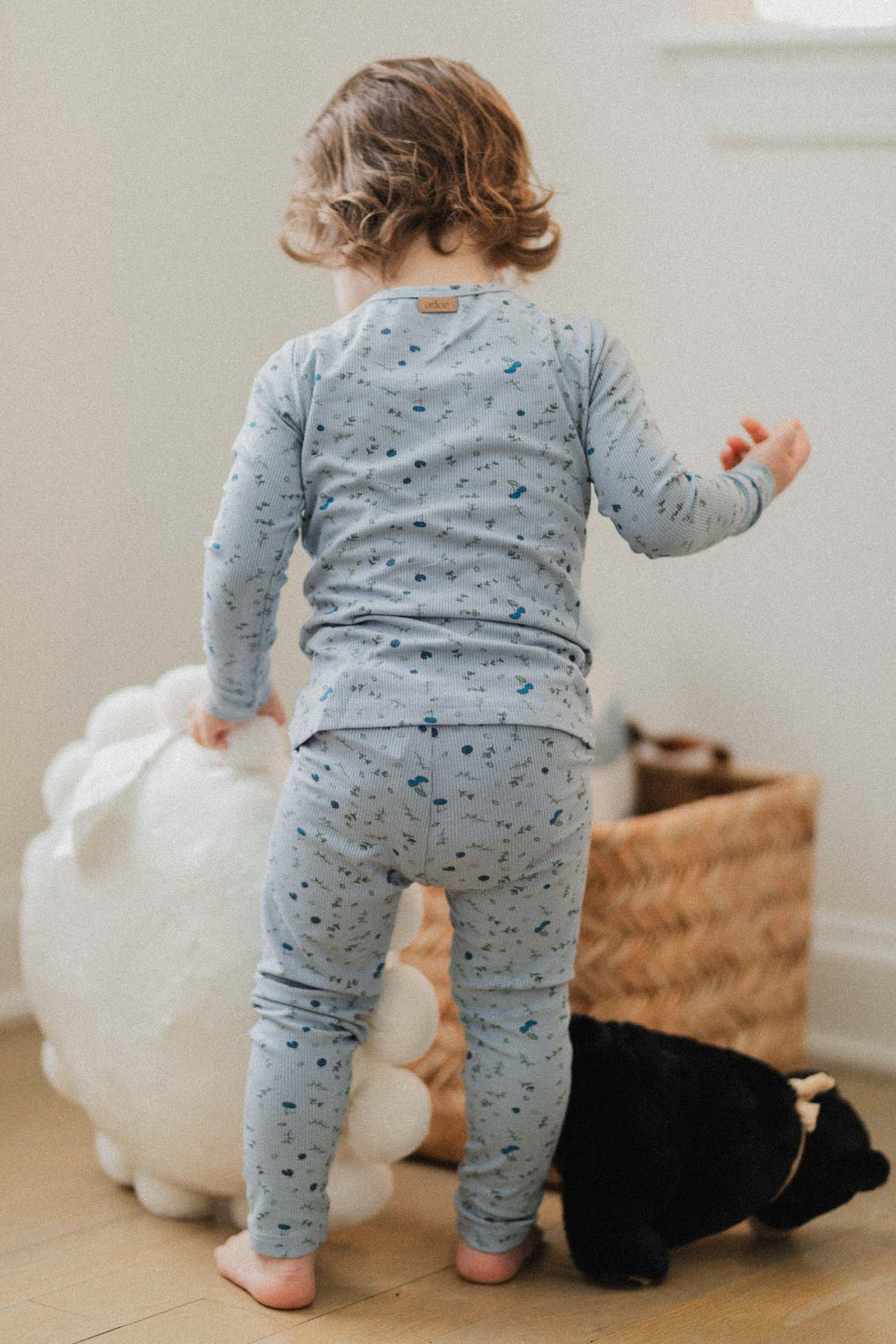 Mini Berry Pajamas - Blue