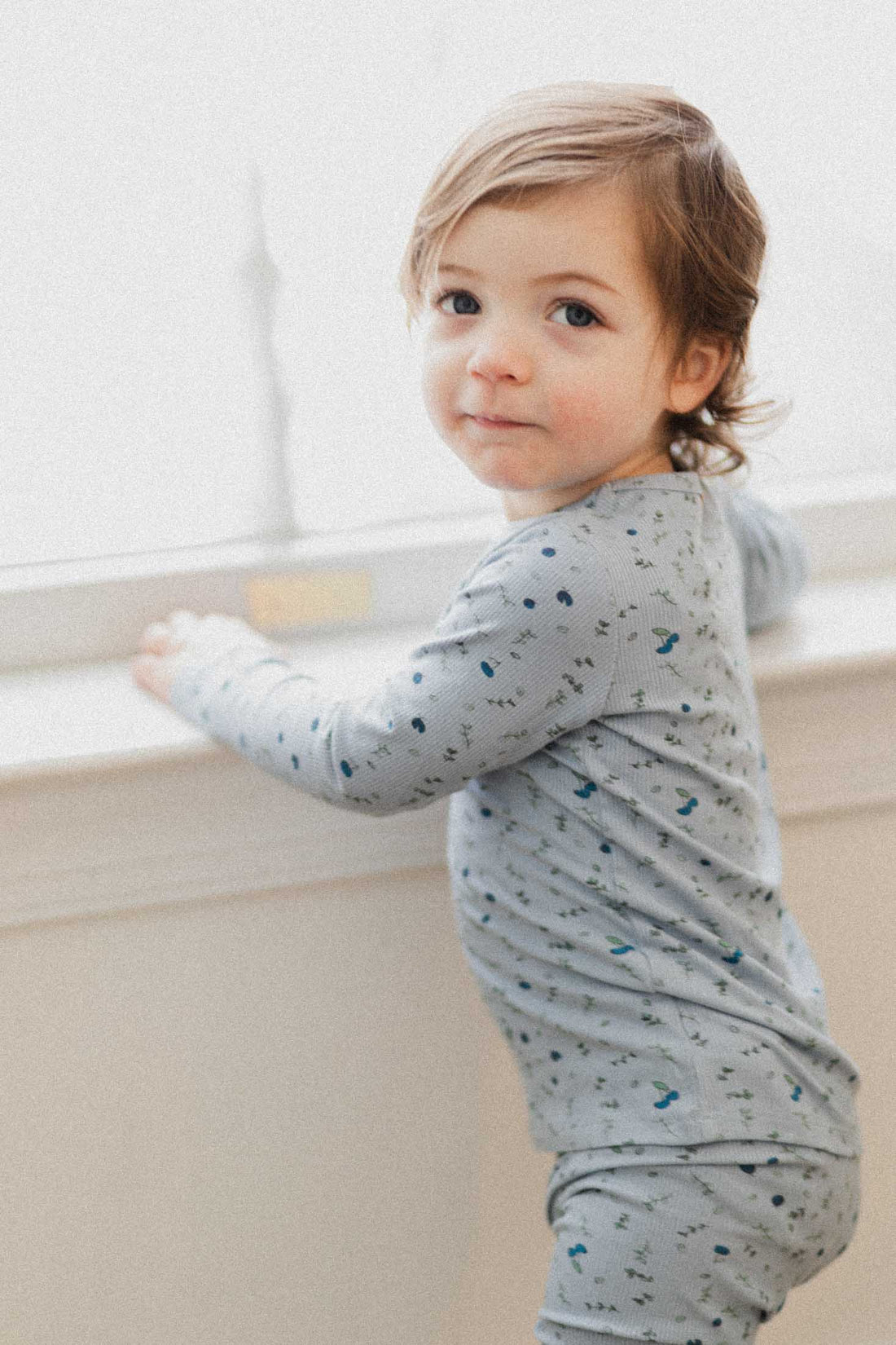 Mini Berry Pajamas - Blue