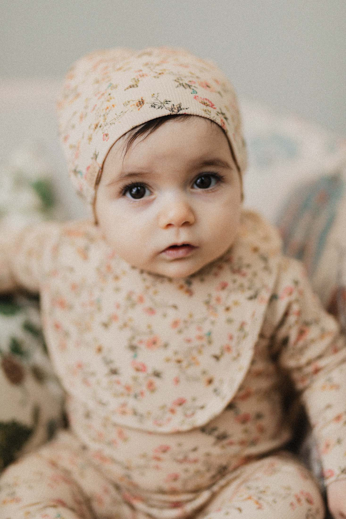 Butterfly Garden Stretchy, Beanie &amp; Bib