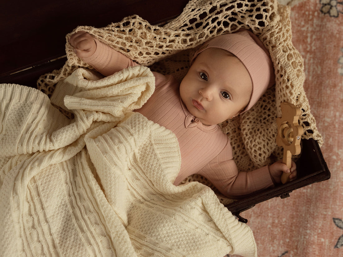 Wide Ribbed Beanie-Pink